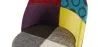 Sedia da pranzo imbottita in patchwork - Stile scandinavo - Ray image 7