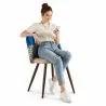 Sedia da pranzo imbottita in patchwork - Stile scandinavo - Pixi image 7