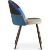 Sedia da pranzo imbottita in patchwork - Stile scandinavo - Pixi image 7