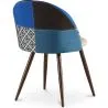 Sedia da pranzo imbottita in patchwork - Stile scandinavo - Pixi image 7