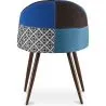 Sedia da pranzo imbottita in patchwork - Stile scandinavo - Pixi image 7