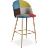 Sgabello Imbottito in Patchwork - Stile Scandinavo - Evelyne image 7