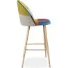 Sgabello Imbottito in Patchwork - Stile Scandinavo - Evelyne image 7