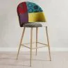 Sgabello Imbottito in Patchwork - Stile Scandinavo - Evelyne image 7