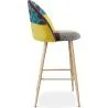 Sgabello Imbottito in Patchwork - Stile Scandinavo - Evelyne image 7