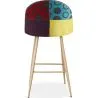 Sgabello Imbottito in Patchwork - Stile Scandinavo - Evelyne image 7