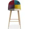 Sgabello Imbottito in Patchwork - Stile Scandinavo - Evelyne image 7