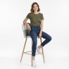 Sgabello imbottito patchwork - Stile scandinavo - Bianco e nero - Evelyne image 7