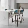 Sgabello Imbottito in Patchwork - Stile Scandinavo - Patty image 7