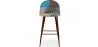 Sgabello Imbottito in Patchwork - Stile Scandinavo - Patty image 7