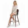 Sgabello Imbottito in Patchwork - Stile Scandinavo - Patty image 7