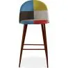 Sgabello Imbottito in Patchwork - Stile Scandinavo - Simona image 7
