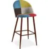 Sgabello Imbottito in Patchwork - Stile Scandinavo - Simona image 7