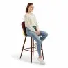 Sgabello Imbottito in Patchwork - Stile Scandinavo - Ray image 7
