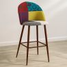 Sgabello Imbottito in Patchwork - Stile Scandinavo - Ray image 7