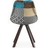 Sedia da pranzo - Rivestita in Patchwork - Patty image 7