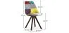 Sedia da pranzo - Rivestita in Patchwork - Ray image 7