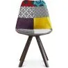 Sedia da pranzo - Rivestita in Patchwork - Ray image 7