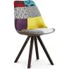 Sedia da pranzo - Rivestita in Patchwork - Ray image 7