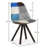 Sedia da pranzo - Rivestita in Patchwork - Pixi  image 7