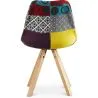 Sedia da pranzo - Rivestita in Patchwork - Ray image 7