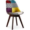 Sedia da pranzo - Rivestita in Patchwork - Ray image 7