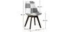 Sedia da pranzo - Rivestita in patchwork bianco e nero - Nuova edizione - Sam image 7