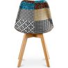 Sedia da pranzo - Rivestita in Patchwork - Patty image 7