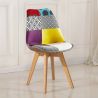 Sedia da pranzo - Rivestita in Patchwork - Ray image 7
