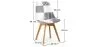 Sedia da pranzo - Rivestimento patchwork bianco e nero - Nuova edizione - Sam image 7