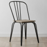 Sedia da pranzo - Design industriale - Legno e metallo - Lillor image 7