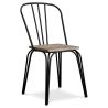 Sedia da pranzo - Design industriale - Legno e metallo - Lillor image 7