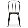 Sedia da pranzo - Design industriale - Legno e metallo - Lillor image 7