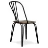 Sedia da pranzo - Design industriale - Legno e metallo - Lillor image 7