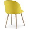 Sedia da pranzo - imbottita in velluto - Stile scandinavo - Evelyne image 7