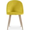 Sedia da pranzo - imbottita in velluto - Stile scandinavo - Evelyne image 7