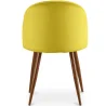 Sedia da pranzo - Rivestita in velluto - Design scandinavo - Evelyne image 7