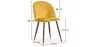 Sedia da pranzo - Rivestita in velluto - Design scandinavo - Evelyne image 7