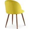 Sedia da pranzo - Rivestita in velluto - Design scandinavo - Evelyne image 7