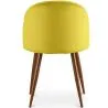Sedia da pranzo - Rivestita in velluto - Design scandinavo - Evelyne image 7