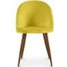 Sedia da pranzo - Rivestita in velluto - Design scandinavo - Evelyne image 7
