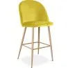 Sgabello imbottito in velluto - Design scandinavo - Evelyne image 7