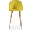 Sgabello imbottito in velluto - Design scandinavo - Evelyne image 7