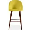 Sgabello imbottito in velluto - Design scandinavo - Evelyne image 7