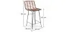 Sgabello da bar in vimini - Boho Bali Design -65cm - Catori image 7