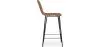 Sgabello da bar in vimini - Boho Bali Design -65cm - Catori image 7