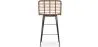 Sgabello da bar in vimini - Boho Bali Design -65cm - Catori image 7