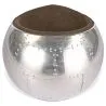Sedia da salotto - Sedia a sfera in pelle e metallo - Circle image 7