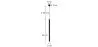 Lampada a Sospensione Tubo LED - Nero - 60cm - Bruna image 7