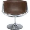 Sedia da salotto - Sedia di design - Similpelle e metallo - Cognac image 7